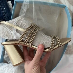 Elegant Silver Women's Sandals